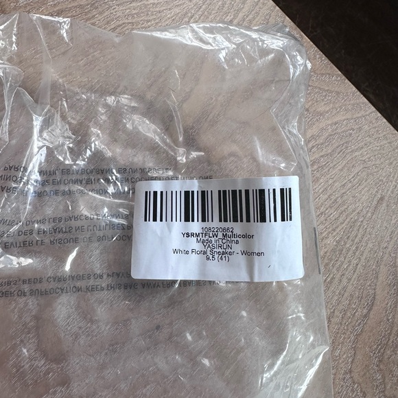 New Women’s Floral Sneakers 9.5 41 - Picture 6 of 6